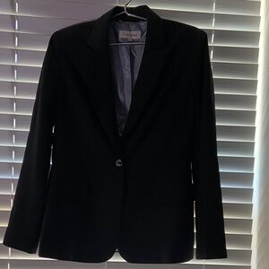 Calvin Klein Black Tailored Single-Button Blazer